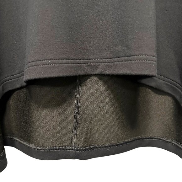 CROPPED ATHLETIC HOODIE - brand unkown - EUC - XL - black - athleisure lounge - Picture 6 of 7